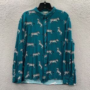 SUGARHILL Shirt Womens Size 10 Button Up Blouse Top Long Sleeve UK 14*